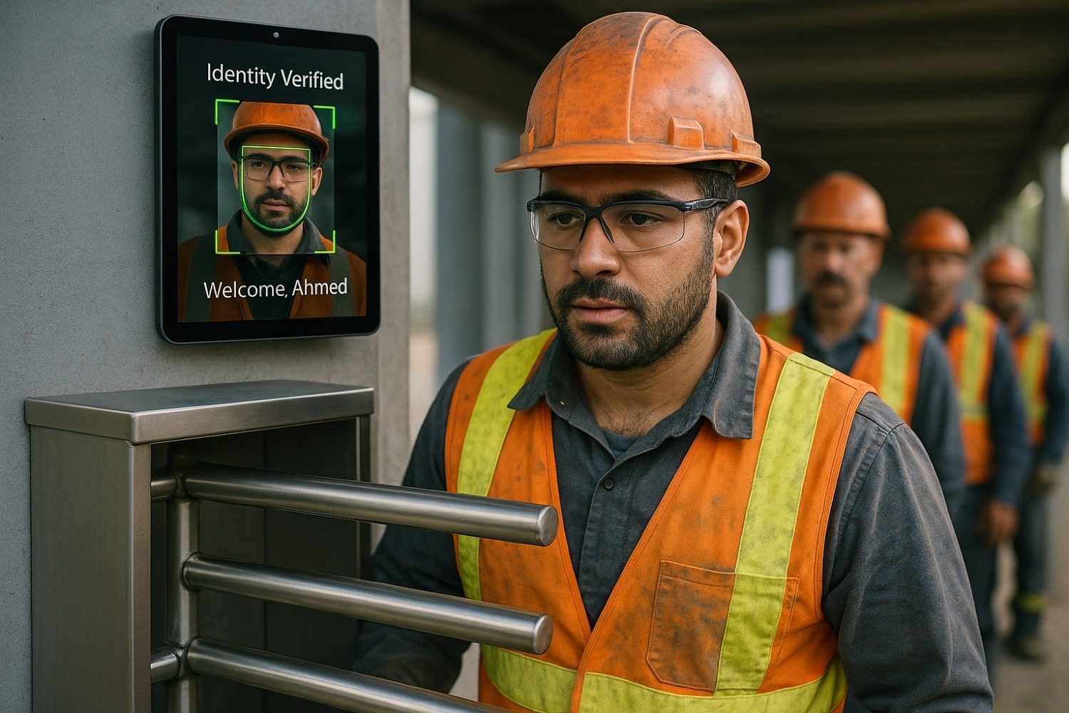 Miner Identity Verified by AI facial