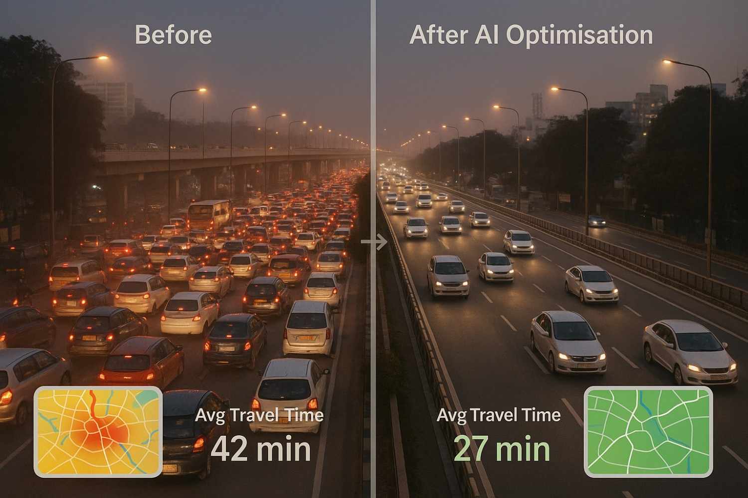 Traffic Transformation with AI