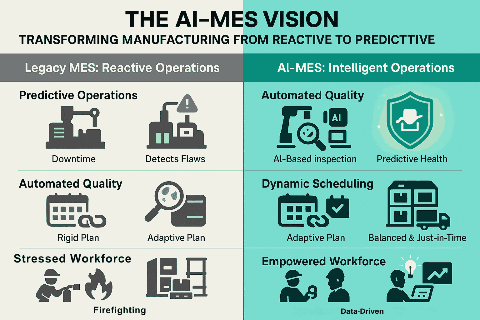 vision for AI MES over traditional