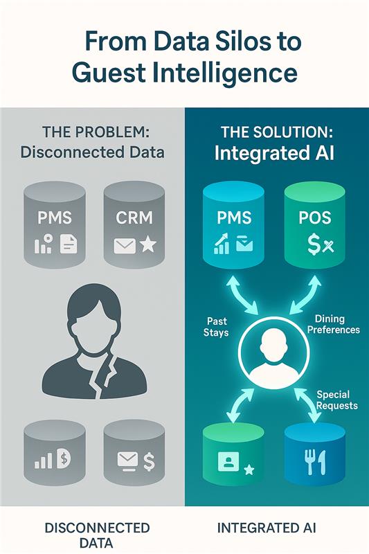 data integration of ai concierge for hotels