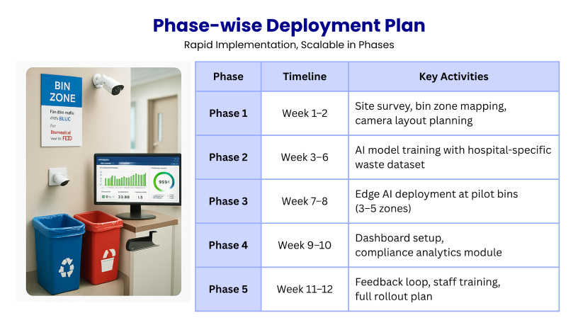 ai hospital waste management system phase implementation
