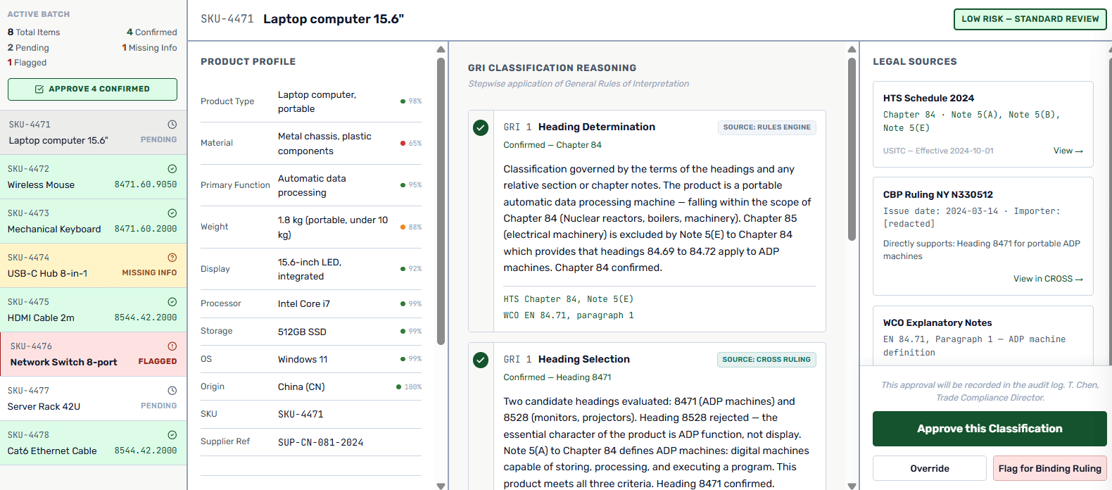 AI HTS Code Classification Solution