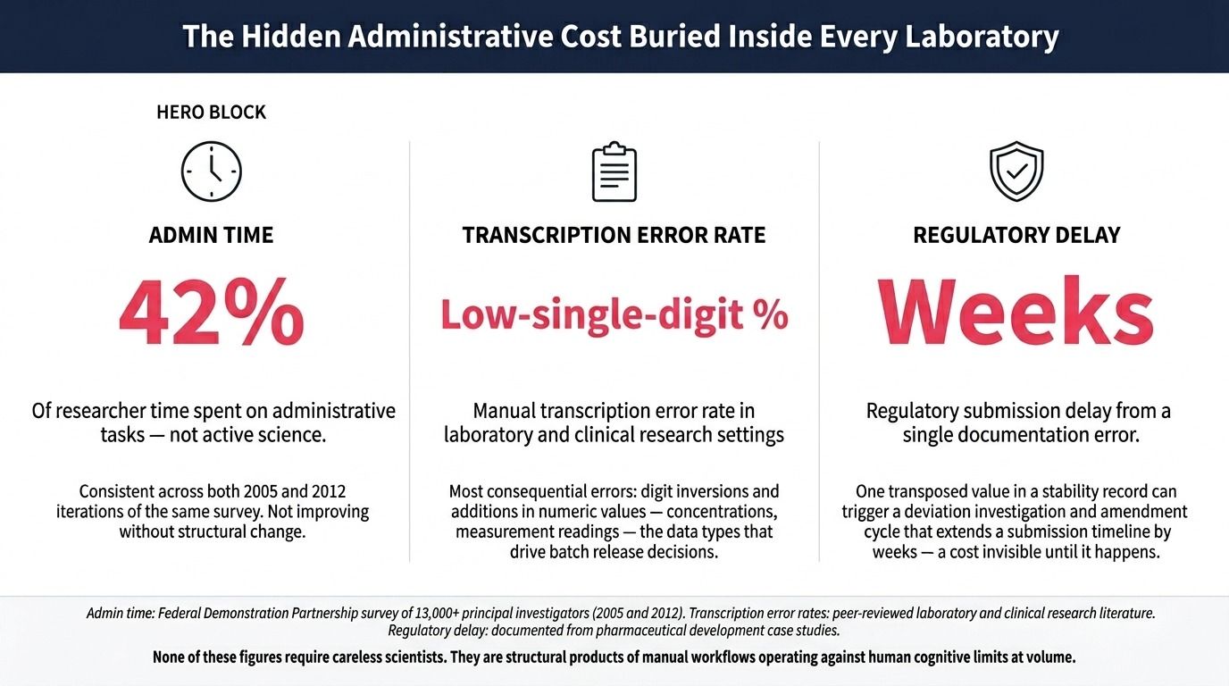 The hidden cost of manual lab data management