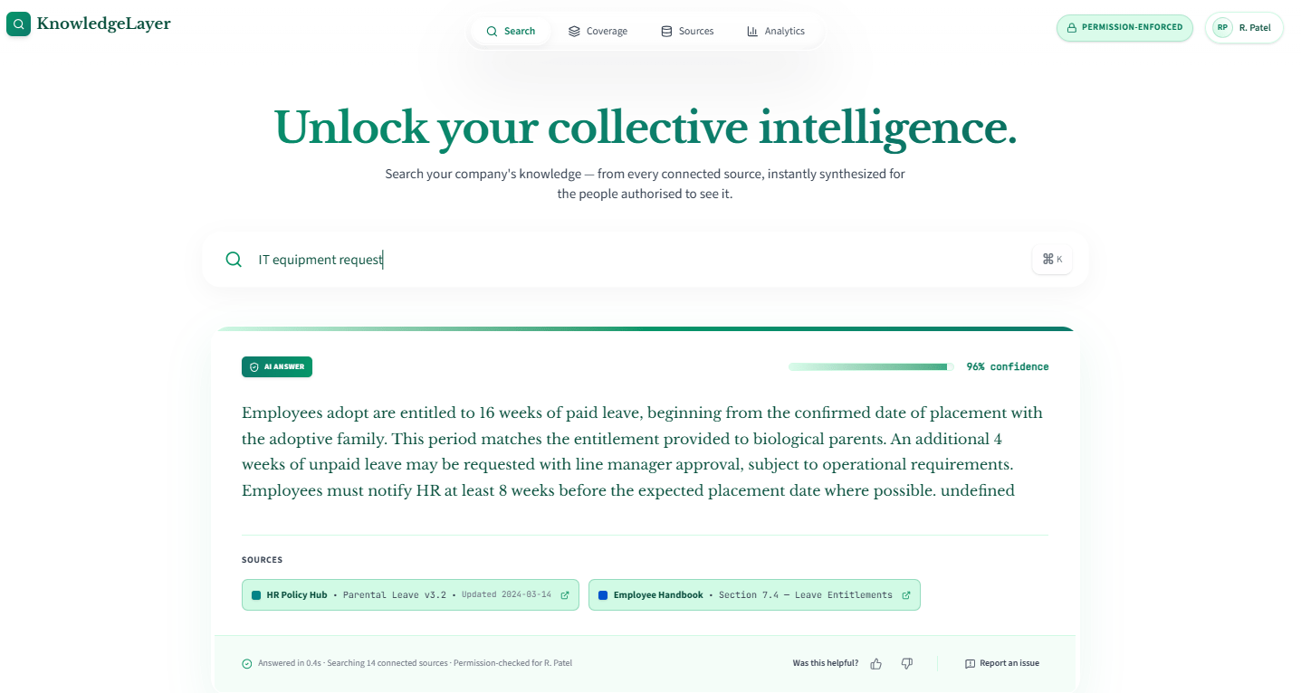 Enterprise Private Knowledge Base AI Solution