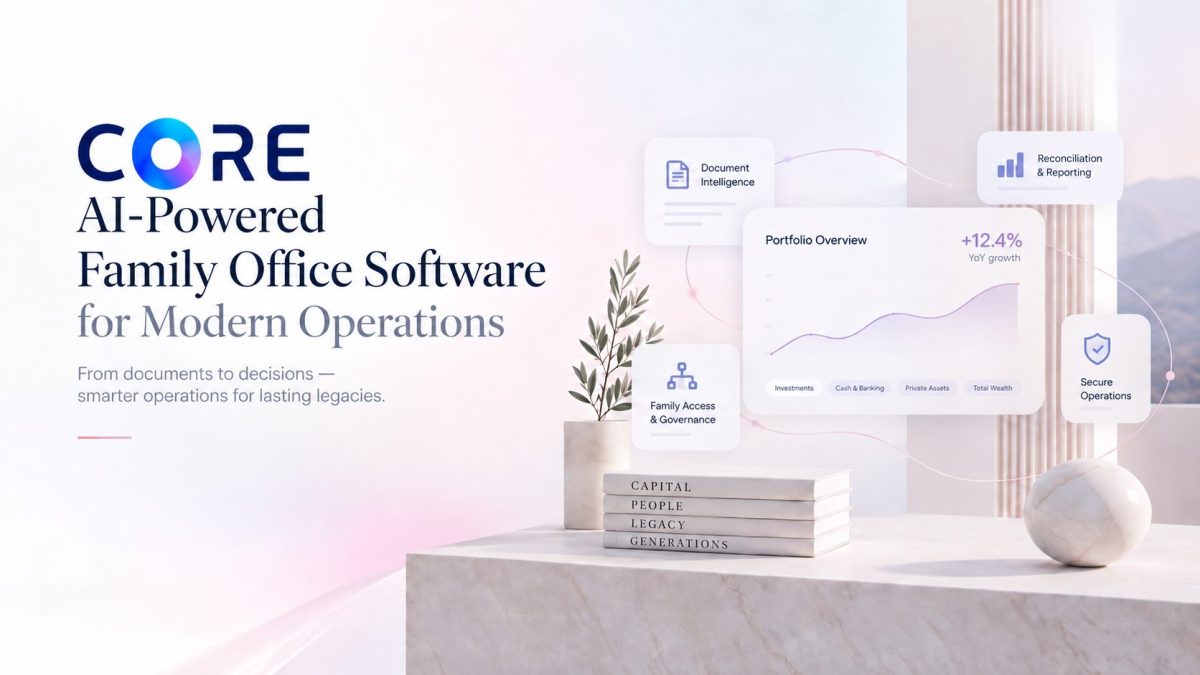 AI-powered family office software for modern operations