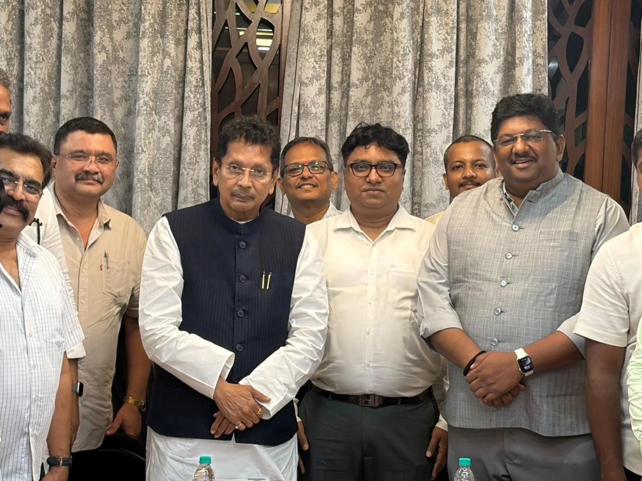 Group photograph accompanying the MACCIA Board visit to Softlabs Group’s Malvan Centre.
