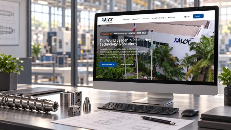 Industrial Manufacturing Website Redesign for Xaloy