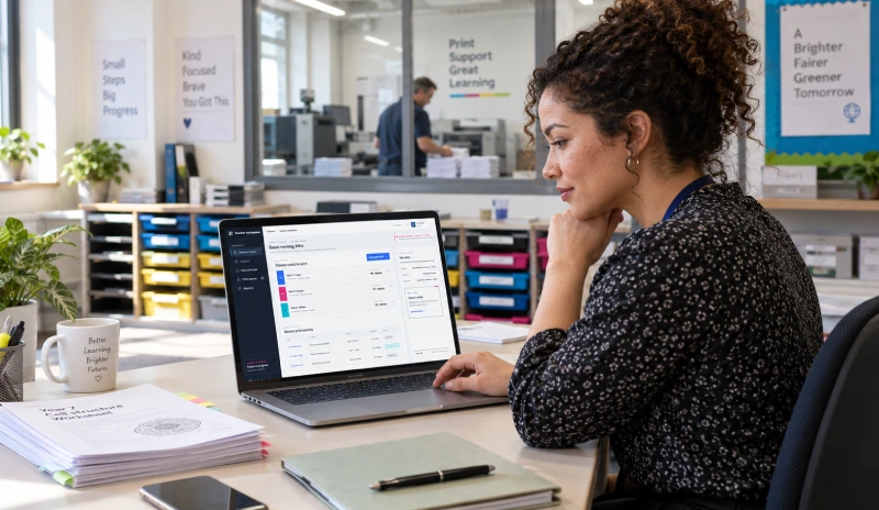 School Print Order Management Software