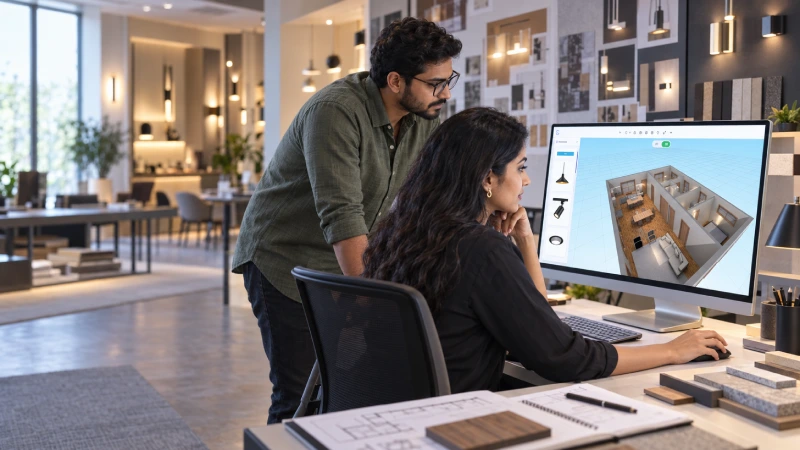 Web-Based 3D Lighting Design Software